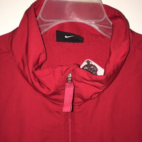 Red stripe Crown Lodge Nike Golf SS jacket L - Picture 3 of 4